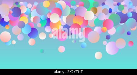 Bright explosion background of colorful confetti. Abstract random grainy texturefor celebratory design, Christmas decorations, wedding theme, greeting Stock Vector