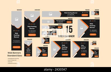Hosting web banner template. modern abstract background for hosting design, services, business, education, and advertisements. purple color. Vector il Stock Vector