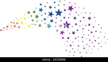 Shooting Star Creative Logos Stock Vector