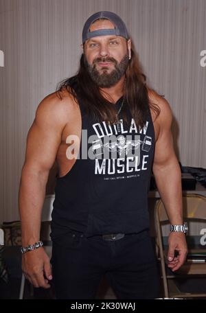 Greenville, TN, USA. 23rd Sep, 2022. James Storm at a public appearance for Hazzard Fest 2022, Greene County Fairgrounds, Greenville, TN September 23, 2022. Credit: Derek Storm/Everett Collection/Alamy Live News Stock Photo