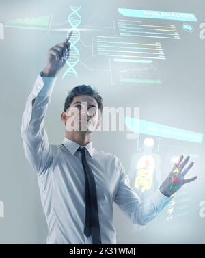 The future is now - Touchscreen technology Stock Photo