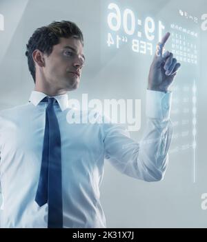 The future is now - Touchscreen technology Stock Photo