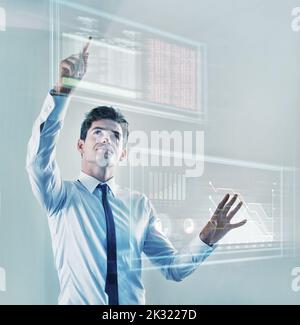The future is now - Touchscreen technology Stock Photo
