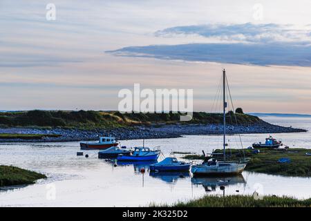 Calm evening down on the pill Stock Photo