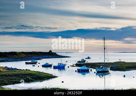 Calm evening down on the pill Stock Photo