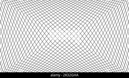 Background mesh grid lattice space, pattern wave security grid graphic Stock Vector
