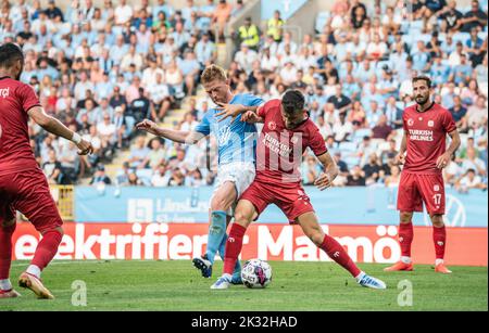 Malmoe, Sweden. 18th, August 2022. Anders Christiansen (10) of Malmö FF seen during the UEFA Europa League qualification match between Malmö FF and Sivasspor at Eleda Stadion in Malmö. (Photo credit: Gonzales Photo - Joe Miller).