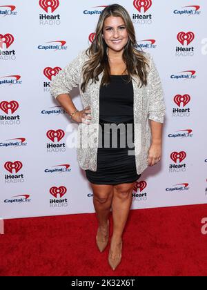 Las Vegas, United States. 23rd Sep, 2022. LAS VEGAS, NEVADA, USA - SEPTEMBER 23: Sisanie poses in the press room at the 2022 iHeartRadio Music Festival - Night 1 held at the T-Mobile Arena on September 23, 2022 in Las Vegas, Nevada, United States. (Photo by Xavier Collin/Image Press Agency) Credit: Image Press Agency/Alamy Live News Stock Photo