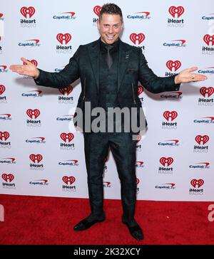 Las Vegas, United States. 23rd Sep, 2022. LAS VEGAS, NEVADA, USA - SEPTEMBER 23: The Miz poses in the press room at the 2022 iHeartRadio Music Festival - Night 1 held at the T-Mobile Arena on September 23, 2022 in Las Vegas, Nevada, United States. (Photo by Xavier Collin/Image Press Agency) Credit: Image Press Agency/Alamy Live News Stock Photo