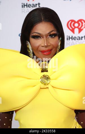 Las Vegas, United States. 23rd Sep, 2022. Coco Montrose arrives for the iHeartRadio Music Festival at T-Mobile Arena in Las Vegas, Nevada on Friday, September 23, 2022. Photo by James Atoa/UPI Credit: UPI/Alamy Live News Stock Photo