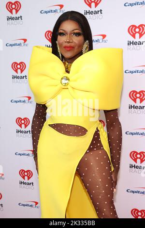 Las Vegas, United States. 23rd Sep, 2022. Coco Montrose arrives for the iHeartRadio Music Festival at T-Mobile Arena in Las Vegas, Nevada on Friday, September 23, 2022. Photo by James Atoa/UPI Credit: UPI/Alamy Live News Stock Photo