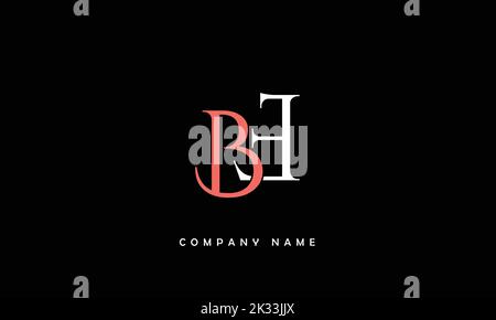 BE, EB Abstract Letters Logo Monogram Stock Vector
