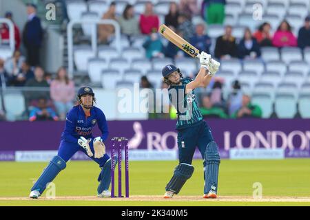 24 September , 2022, London, UK. as England women take on India in the 3rd Royal London One Day International at Lords. David Rowe/Alamy Live News. Stock Photo