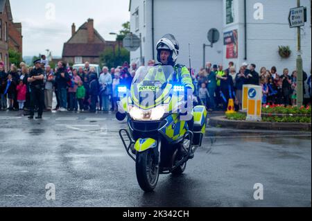 Wallingford Olympic Torch Procession, July 10th 2012 Stock Photo