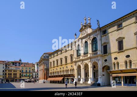 Piazza dei Signori, Vicenza, Veneto, Italy Stock Photo