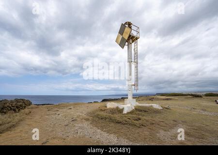 Southernmost point of the USA (South Point), Ka Lae, Big Island, Hawaii, USA, North America Stock Photo