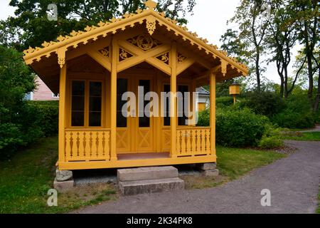 Oslo, Norway, September 2022: Old Dollhouse exhibited at The Norwegian Museum of Cultural History (Norsk Folkemuseum) Stock Photo