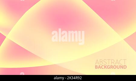 Abstract background with color gradient from pink to yellow. Vector graphic wallpaper Stock Vector