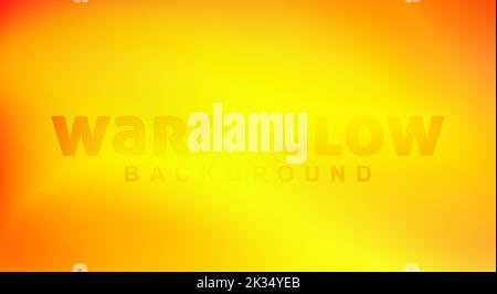 Abstract blurred warm glowing background. Vector graphic pattern with gradient Stock Vector