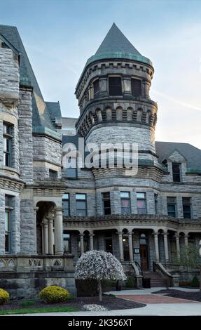 Ohio State Prison located in Mansfield, Ohio Built in 1886.  Location used for filming the Shawshank Redemption. Stock Photo