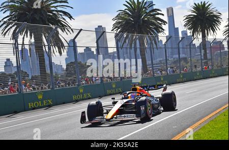 Ferrari on top down under at the Australian Formula One Grand Prix Featuring: Max Verstappen Where: Melbourne, Australia When: 10 Apr 2022 Credit: WENN Stock Photo