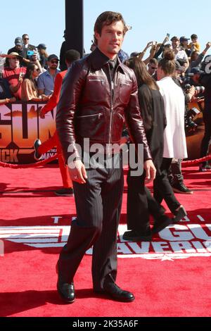 'Top Gun: Maverick' World Premiere at USS Midway on May 4, 2022 in San Diego, CA Featuring: Jake Picking Where: San Diego, California, United States When: 06 Jun 2022 Credit: Nicky Nelson/WENN Stock Photo