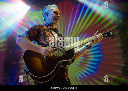 CROYDON, ENGLAND: Nick Mason's Saucerful of Secrets perform at Fairfield Halls during the last date on the UK tour. Featuring: Gary Kemp Where: London, United Kingdom When: 11 May 2022 Credit: Neil Lupin/WENN Stock Photo