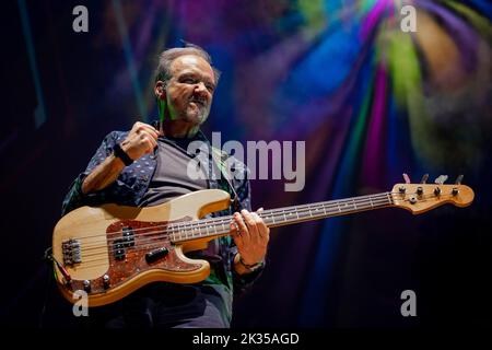 CROYDON, ENGLAND: Nick Mason's Saucerful of Secrets perform at Fairfield Halls during the last date on the UK tour. Featuring: Guy Pratt Where: London, United Kingdom When: 11 May 2022 Credit: Neil Lupin/WENN Stock Photo