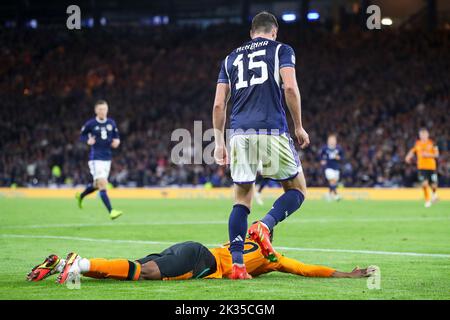 Glasgow, UK. 24th Sep, 2022. Scotland played Republic of Ireland in the UEFA Nations League at Hampden Park, Glasgow, Scotland, UK. Credit: Findlay/Alamy Live News Stock Photo