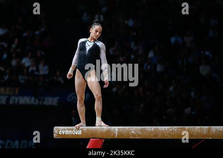 RAZ Lihie of Israel (women's balance beam) during the FIG World Cup ...
