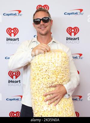 Las Vegas, USA. 23rd Sep, 2022. Diplo backstage at the 2022 iHeartRadio Music Festival at the T-Mobile Arena on September 23, 2022 in Las Vegas, NV. © JPA/AFF-USA.com Credit: AFF/Alamy Live News Stock Photo