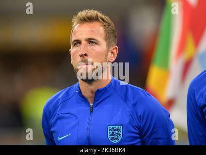 23 Sep 2022 - Italy v England - UEFA Nations League - Group 3 - San Siro  England's Harry Kane during the UEFA Nations League match against Italy. Picture : Mark Pain / Alamy Live News