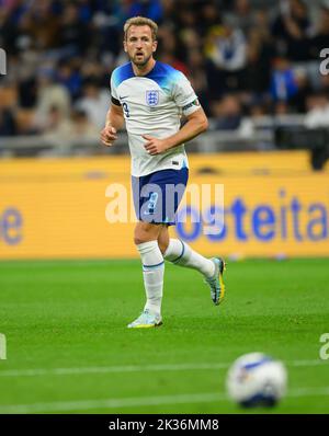 23 Sep 2022 - Italy v England - UEFA Nations League - Group 3 - San Siro  England's Harry Kane during the UEFA Nations League match against Italy. Picture : Mark Pain / Alamy Live News