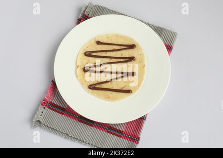 puffy kerala paratha south India dish Tamil nadu paratha fresh paratha Stock Photo