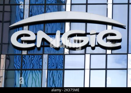 Brussels, Belgium. 25th Sep, 2022. Exterior view of building of French gas and power group Engie company in Brussels, Belgium on September 25, 2022. Credit: ALEXANDROS MICHAILIDIS/Alamy Live News Stock Photo