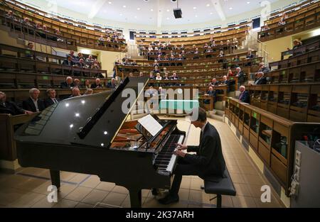 23 September 2022, Saxony, Leipzig: Markings like those for the ...