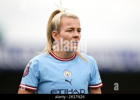 Manchester City's Lauren Hemp during the Barclays Women's Super League ...