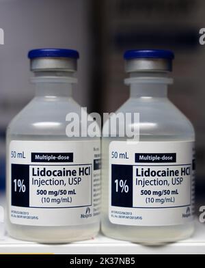 lidocaine with epi Stock Photo