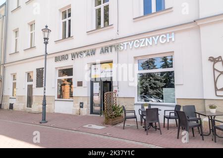 Krosno, Poland - June 12, 2022: Art Exhibition Office in Krosno. Stock Photo