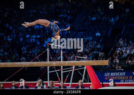 Paris, France. 25th Sep, 2022. Paris, France, September 25th 2022 prior to the Artistic Gymnastics FIG World Cup Challenge in the Accor Arena in Paris, France Dan O' Connor (Dan O' Connor/SPP) Credit: SPP Sport Press Photo. /Alamy Live News Stock Photo