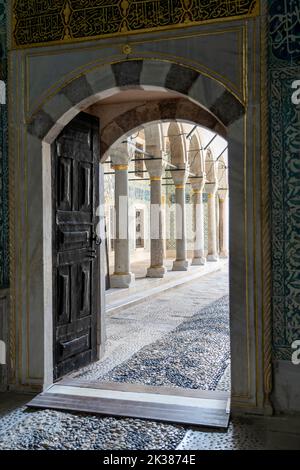 Internal wall of topkapi in Istanbul Stock Photo