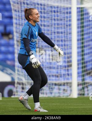 Birmingham, UK. 25th Sep, 2022. Lucy Thomas #1 of Birmingham City during the The Fa Women's Super League match Birmingham City Women vs Coventry United Women at St Andrews, Birmingham, United Kingdom, 25th September 2022 (Photo by Simon Bissett/News Images) Credit: News Images LTD/Alamy Live News Stock Photo