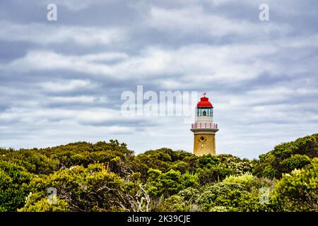 Cape du Couedic Lighthouse- Kangaroo Island Stock Photo