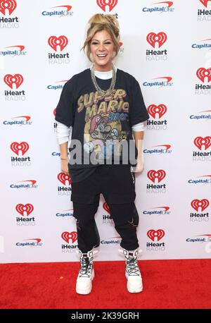 Las Vegas, USA. 24th Sep, 2022. Jax backstage at the 2022 iHeartRadio Music Festival at the T-Mobile Arena on September 24, 2022 in Las Vegas, NV. © JPA/AFF-USA.com Credit: AFF/Alamy Live News Stock Photo