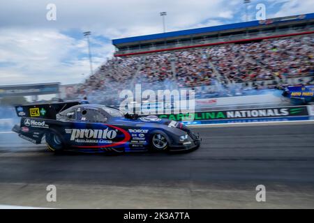 Concord, NC, USA. 25th Sep, 2022. BLAKE ALEXANDER of Charlotte, NC qualifies for the Betway NHRA Carolina Nationals at the ZMax Dragway in Concord NC. (Credit Image: © Walter G. Arce Sr./ZUMA Press Wire) Credit: ZUMA Press, Inc./Alamy Live News Stock Photo