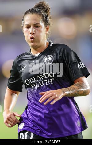 September 25, 2022: Orlando Pride midfielder THAIS REISS (30) in action during the NWSL Orlando Pride vs San Diego Wave FC soccer match at Exploria Stadium in Orlando, Fl on September 25, 2022. (Credit Image: © Cory Knowlton/ZUMA Press Wire) Stock Photo