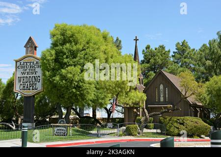 Wedding chapel located on the Las Vegas Strip, Nevada, USA Stock Photo