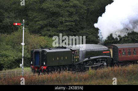 No. 4498 Sir Nigel Gresley Stock Photo