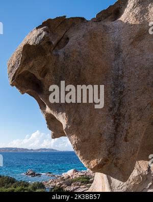 Costa selvaggia della Sardegna, isola Caprera Stock Photo