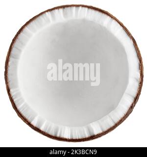 coconut, isolated on white background, full depth of field Stock Photo